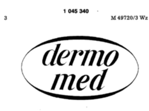 dermo med Logo (DPMA, 06.05.1981)