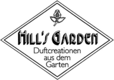 HILL'S GARDEN Duftcreationen aus dem Garten Logo (DPMA, 21.09.1993)