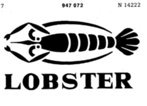 LOBSTER Logo (DPMA, 01.10.1974)