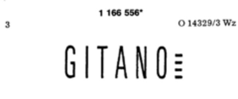 GITANO Logo (DPMA, 03/31/1990)