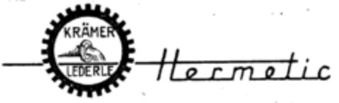 Hermetic KRÄMER LEDERLE Logo (DPMA, 03.08.1970)