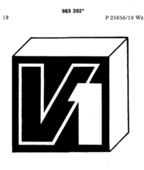 V 1 Logo (DPMA, 16.10.1978)