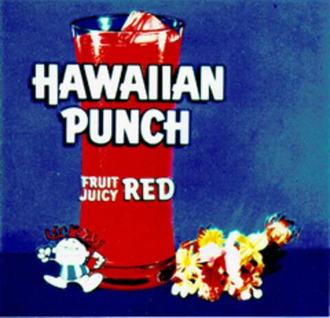 HAWAIIAN PUNCH FRUIT JUICY RED Logo (DPMA, 15.07.1981)