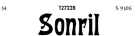 Sonril Logo (DPMA, 23.03.1909)