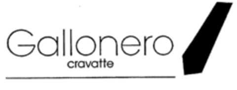 GALLONERO cravatte Logo (DPMA, 08.10.1991)