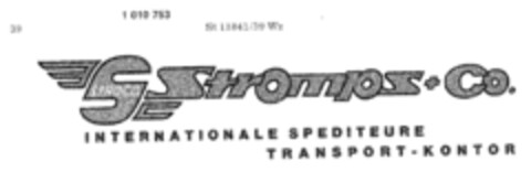 STROCO Stromps + Co. INTERNATIONALE SPEDITEURE TRANSPORT - KONTOR Logo (DPMA, 02.04.1979)