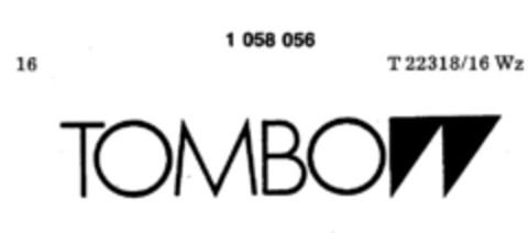 TOMBO Logo (DPMA, 04.02.1983)