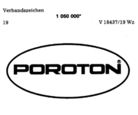 POROTON Logo (DPMA, 05.05.1983)