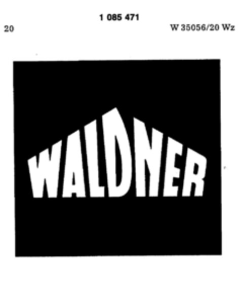 WALDNER Logo (DPMA, 12.04.1985)