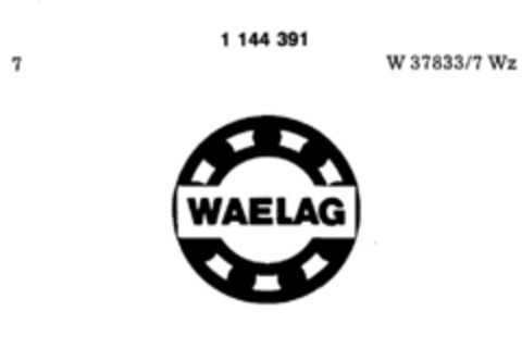 WAELAG Logo (DPMA, 30.01.1988)