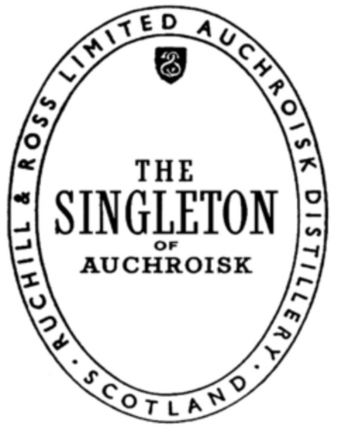 THE SINGLETON OF AUCHROISK Logo (DPMA, 29.03.1990)