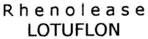 Rhenolease LOTUFLON Logo (DPMA, 17.03.2000)