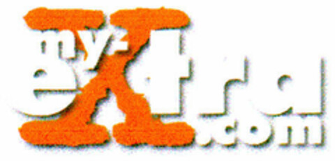 my extra.com Logo (DPMA, 04/27/2000)