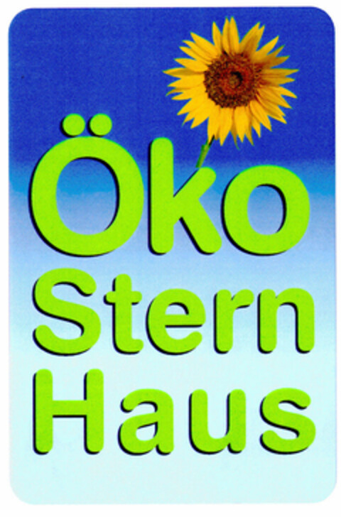 Öko Stern Haus Logo (DPMA, 07/20/2000)
