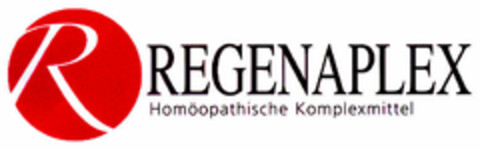 R REGENAPLEX Homöopathische Komplexmittel Logo (DPMA, 10/06/2000)