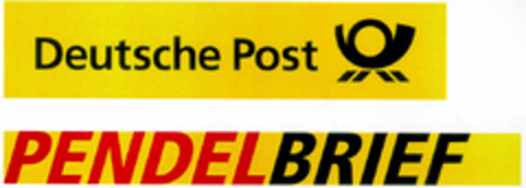 Deutsche Post PENDELBRIEF Logo (DPMA, 14.04.2001)
