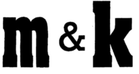 m & k Logo (DPMA, 29.06.2001)