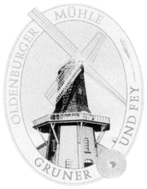 OLDENBURGER MÜHLE GRUNER UND FEY Logo (DPMA, 22.08.2001)