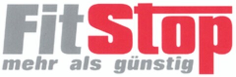 FitStop mehr als günstig Logo (DPMA, 02/10/2009)