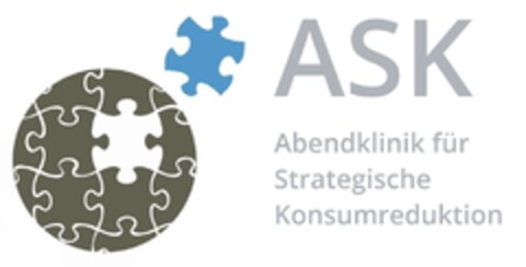 ASK Abendklinik für Strategische Konsumreduktion Logo (DPMA, 08/09/2018)