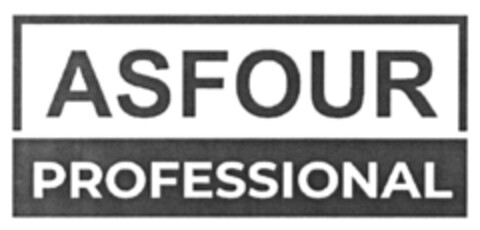 ASFOUR PROFESSIONAL Logo (DPMA, 18.07.2019)