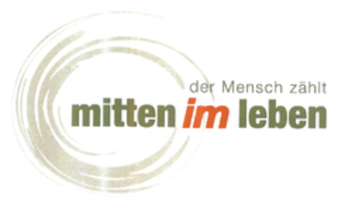 der Mensch zählt mitten im leben Logo (DPMA, 01/27/2020)