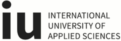 iu INTERNATIONAL UNIVERSITY OF APPLIED SCIENCES Logo (DPMA, 16.02.2021)