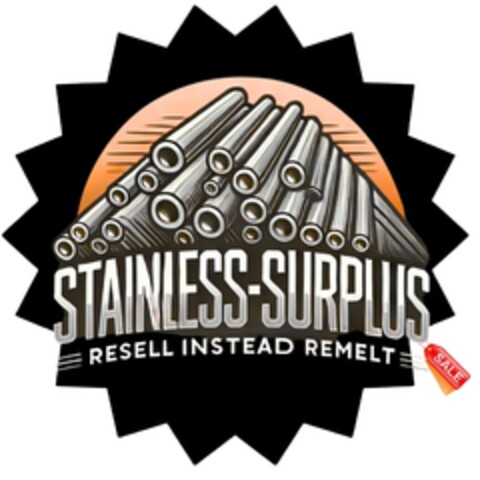 STAINLESS-SURPLUS RESELL INSTEAD REMELT SALE Logo (DPMA, 05.07.2024)