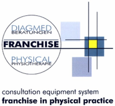 FRANCHISE DIAGMED Beratungen PHYSICAL Physiotherapie Logo (DPMA, 02.12.2004)