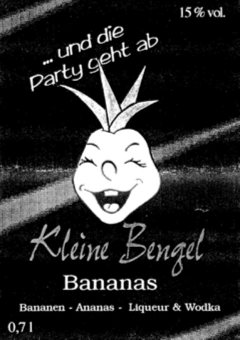 Kleine Bengel  Bananas  Bananen- Ananas- Liqueur & Wodka Logo (DPMA, 20.12.1995)