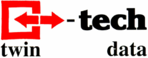 -tech twin data Logo (DPMA, 02/07/1996)