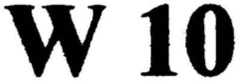 W 10 Logo (DPMA, 28.06.1996)