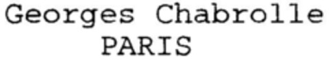 Georges Chabrolle PARIS Logo (DPMA, 07/28/1998)