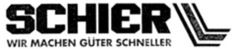 SCHIER WIR MACHEN GÜTER SCHNELLER Logo (DPMA, 05.10.1998)