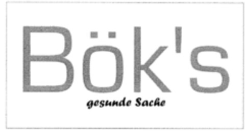 Bök's gesunde Sache Logo (DPMA, 29.10.1998)