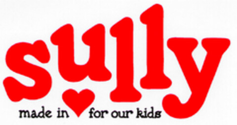 sully made in love for our kids Logo (DPMA, 17.12.1998)