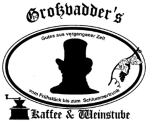 Großvadder's Kaffee & Weinstube Gutes aus vergangener Zeit vom Frühstück bis zum Schlummertrunk Logo (DPMA, 10/26/1999)