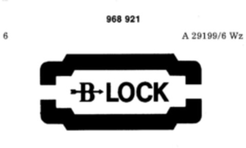 B LOCK Logo (DPMA, 22.04.1977)