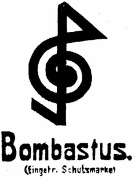 Bombastus Logo (DPMA, 11.07.1906)