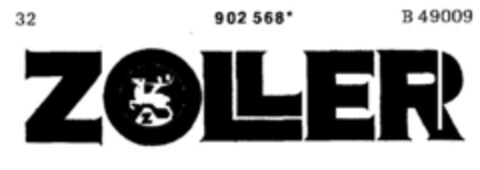 ZOLLER Logo (DPMA, 06.08.1972)