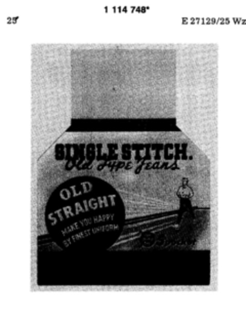 SINGLE STITCH. Logo (DPMA, 11/04/1987)