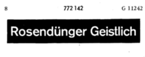 Rosendünger Geistlich Logo (DPMA, 02/01/1962)