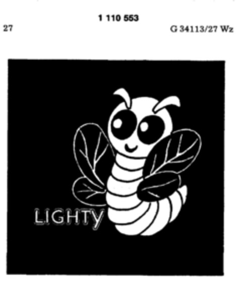 LIGHTY Logo (DPMA, 03/10/1987)