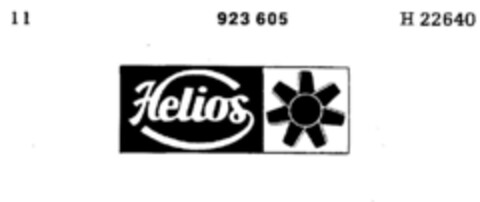 Helios Logo (DPMA, 14.01.1963)