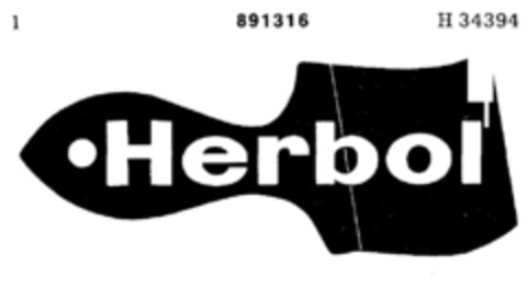 Herbol Logo (DPMA, 05/21/1970)