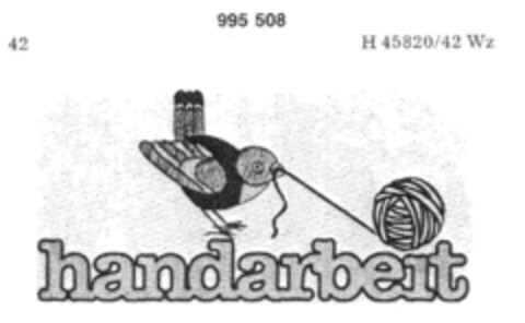 handarbeit Logo (DPMA, 02.04.1979)