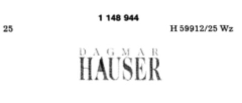 DAGMAR HAUSER Logo (DPMA, 20.07.1988)