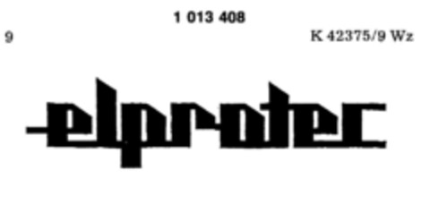 elprotec Logo (DPMA, 30.07.1980)