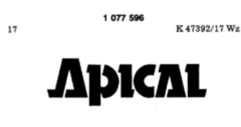 Apical Logo (DPMA, 30.07.1984)
