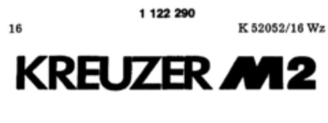 KREUZER M 2 Logo (DPMA, 27.11.1987)